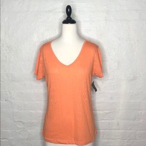 EDDIE BAUER burnout knit top